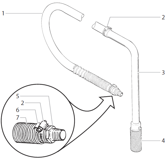 PowrTwin Plus 6900 Siphon Hose Assembly Parts